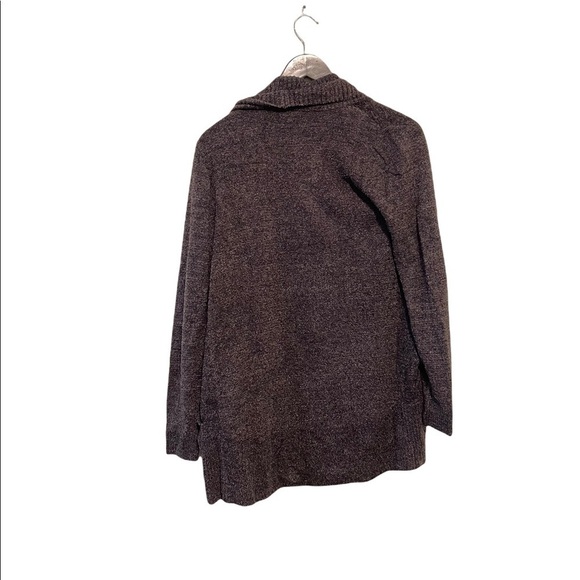 Barefoot Dreams Cozychic Lite Fuzzy Open Front Circle Cardigan - Picture 3 of 5